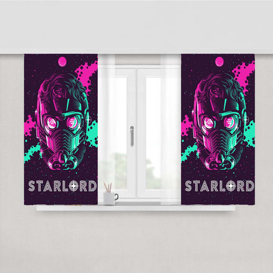 Starlord Peach Skin Window Curtains