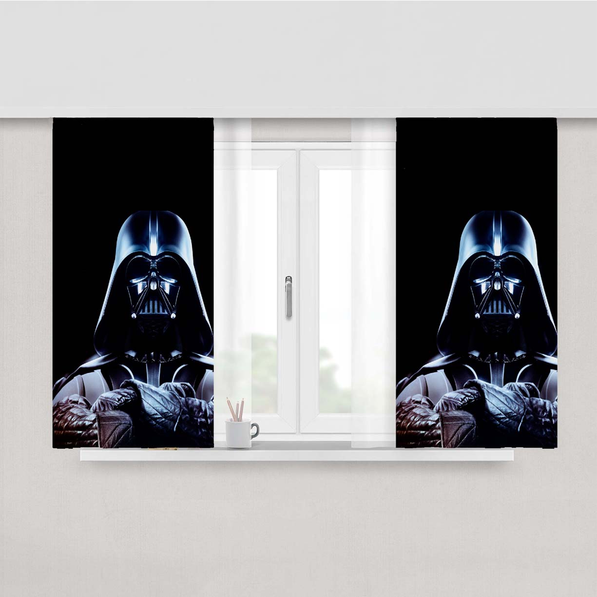 Starwars Peach Skin Window Curtains