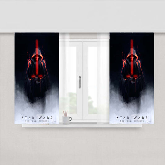 Starwars Awakend' Peach Skin Window Curtains