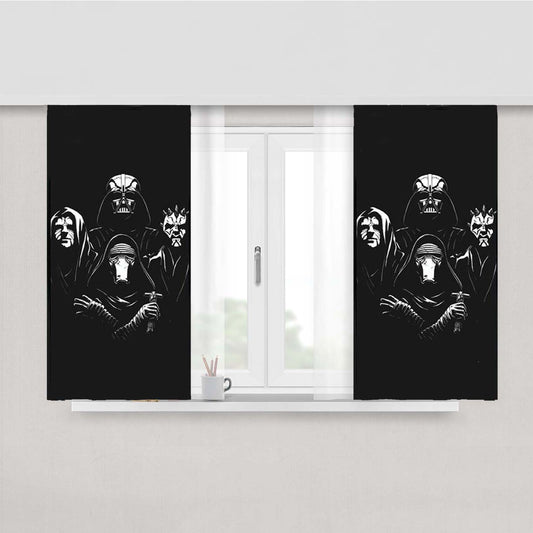 Starwars Villains Peach Skin Window Curtains