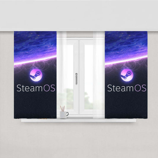 Steamos Peach Skin Window Curtains