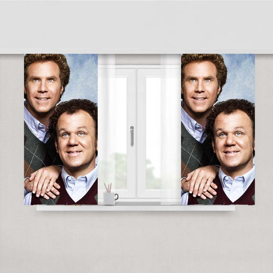 Step Brothers Peach Skin Window Curtains