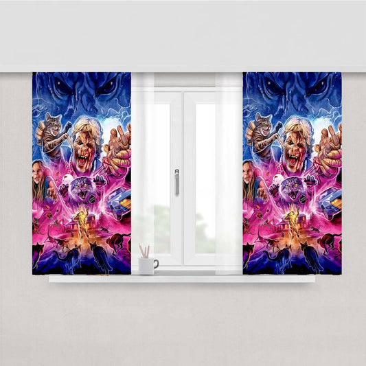Stephen King Sleepwalkers Poster Peach Skin Window Curtains