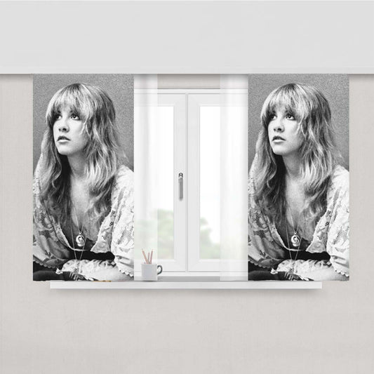 Stevie Nicks Young Peach Skin Window Curtains
