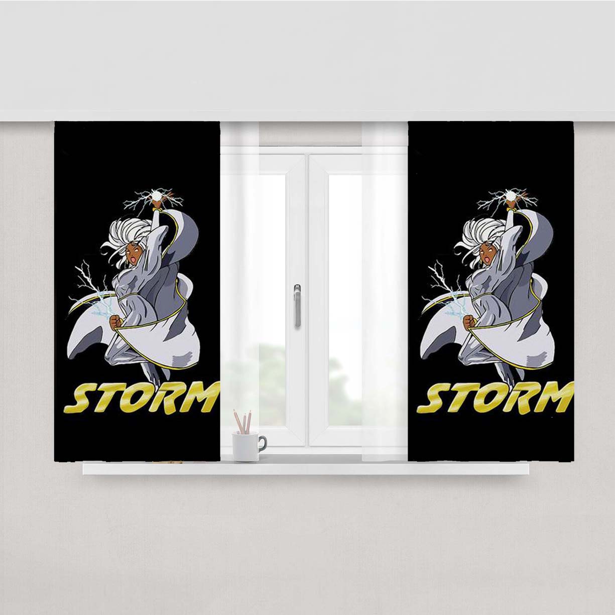 Storm Classic Peach Skin Window Curtains