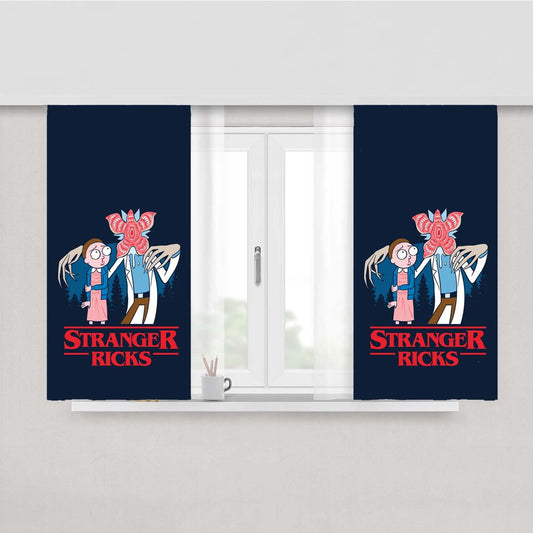 Stranger Ricks Sta Peach Skin Window Curtains