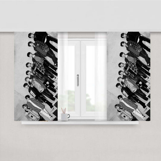 Stray Kids Wallpaper Peach Skin Window Curtains