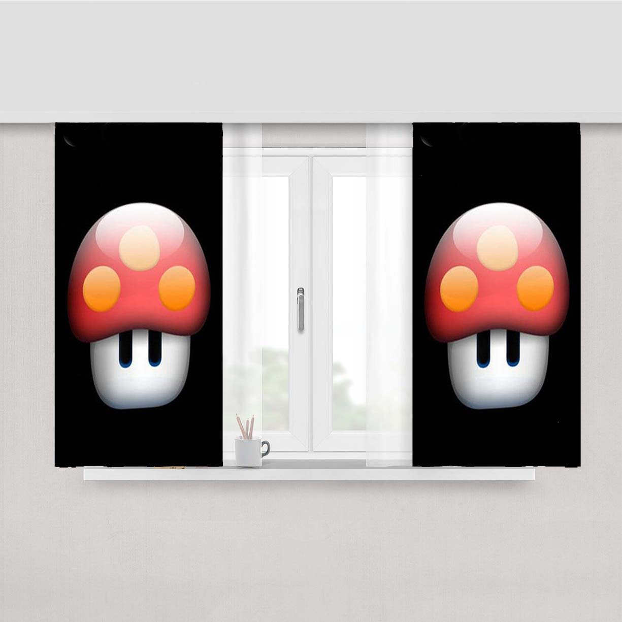 Stunningmesh Awesome Peach Skin Window Curtains