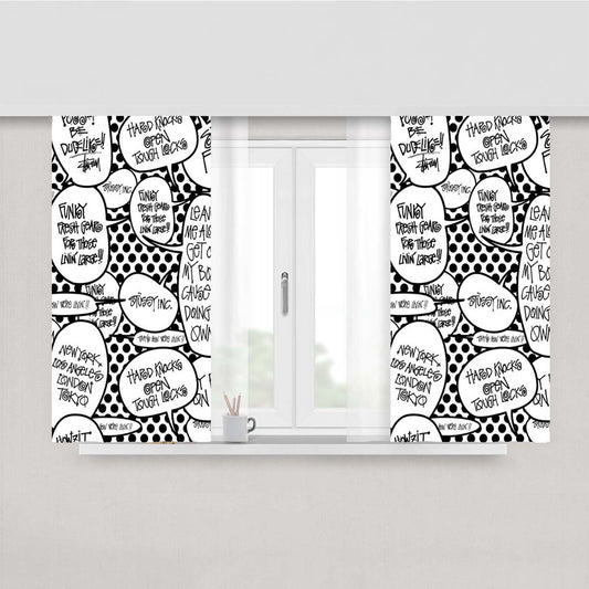 Stussy Inc Peach Skin Window Curtains