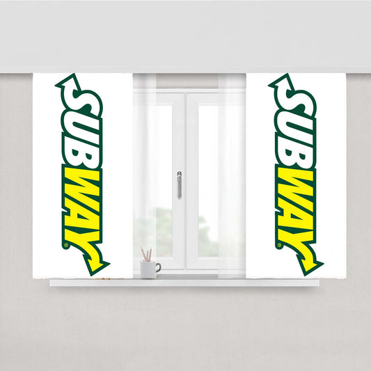 Subway Peach Skin Window Curtains