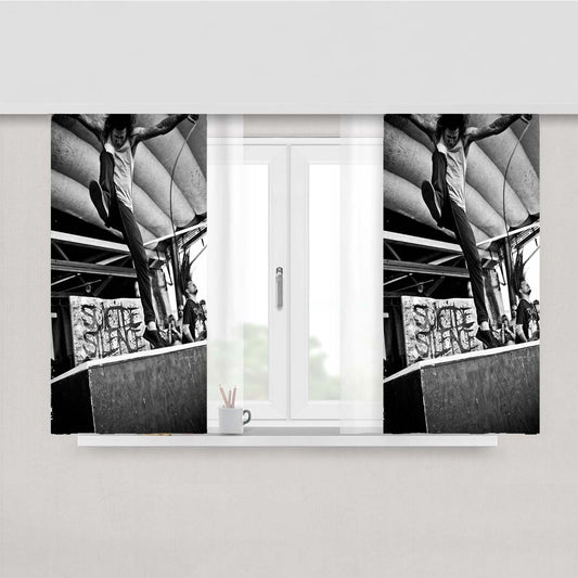 Sucide Silence Concert Peach Skin Window Curtains