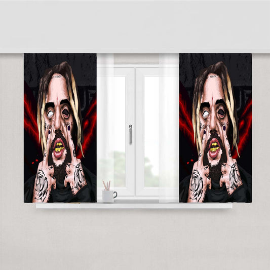 Suicide Boys Peach Skin Window Curtains