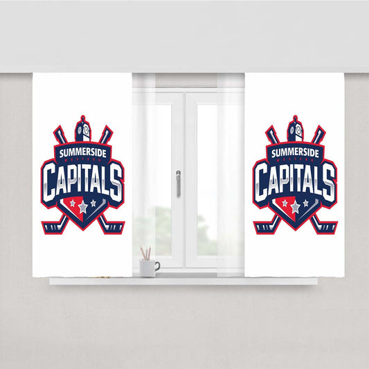 Summerside Capitals Peach Skin Window Curtains