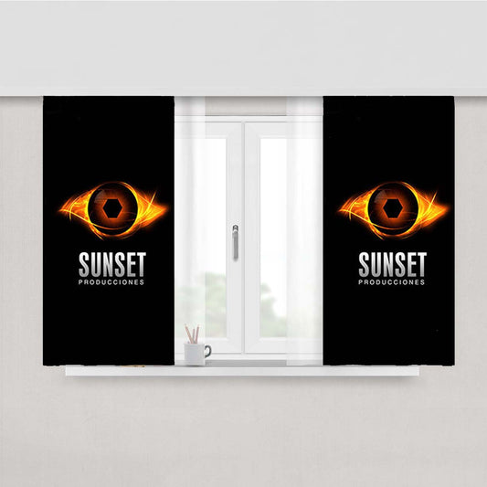 Sunset Producciones Peach Skin Window Curtains