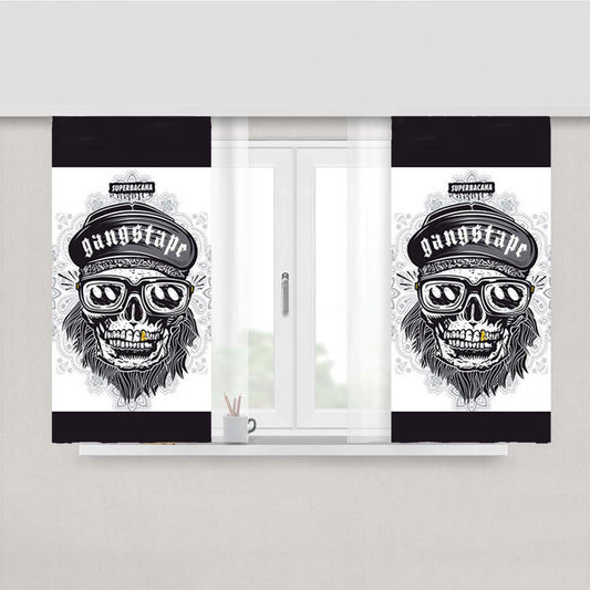 Superbacana Gangstape Peach Skin Window Curtains