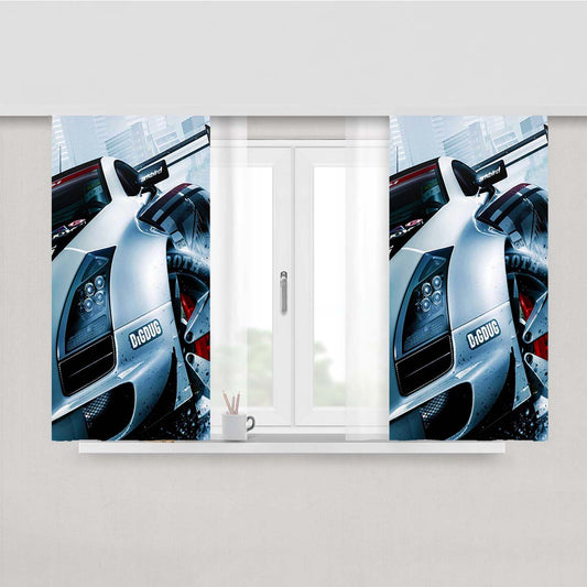 Supercar Koenigsegg Peach Skin Window Curtains
