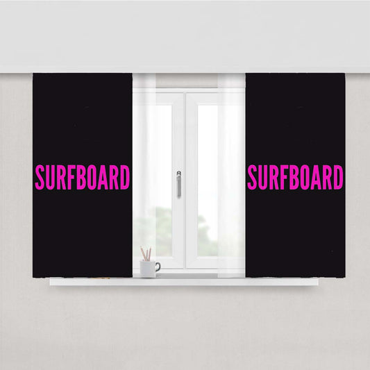 Surfboard Peach Skin Window Curtains