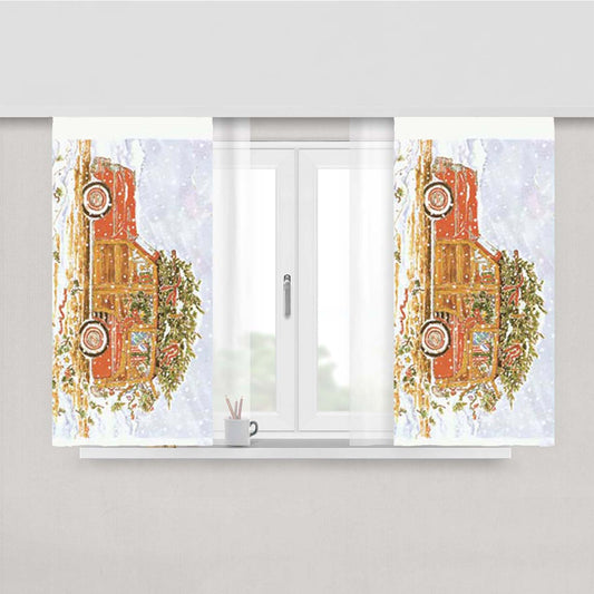 Susan Wallace Station Wagon Peach Skin Window Curtains