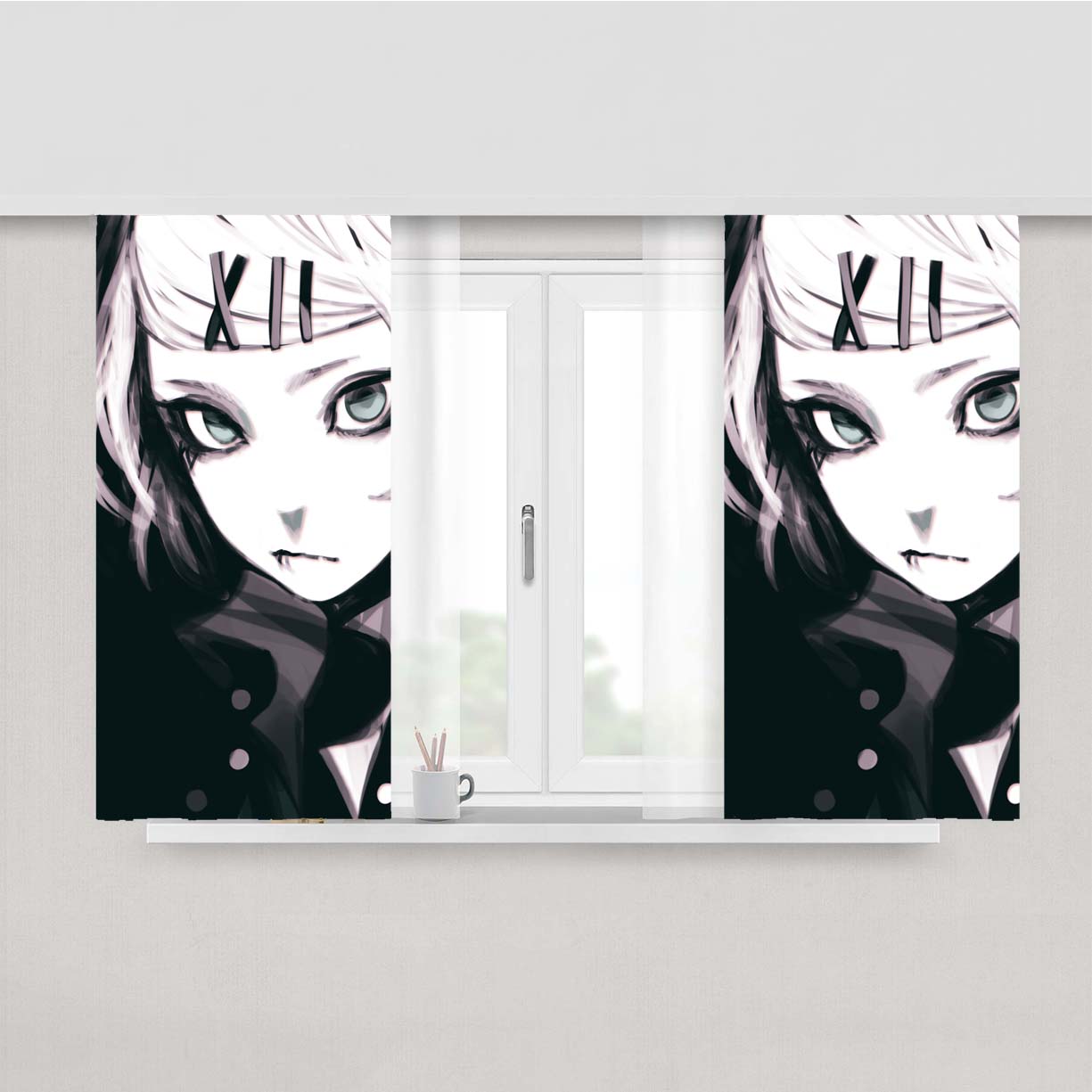Suzuya Juuzou Peach Skin Window Curtains