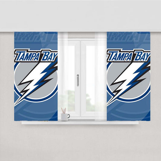 Tampa Bay Lightning Nhl Sport Peach Skin Window Curtains