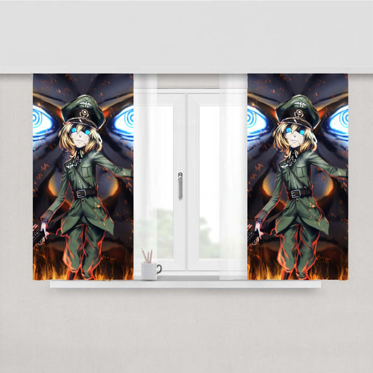Tanya Youjo Senki Peach Skin Window Curtains