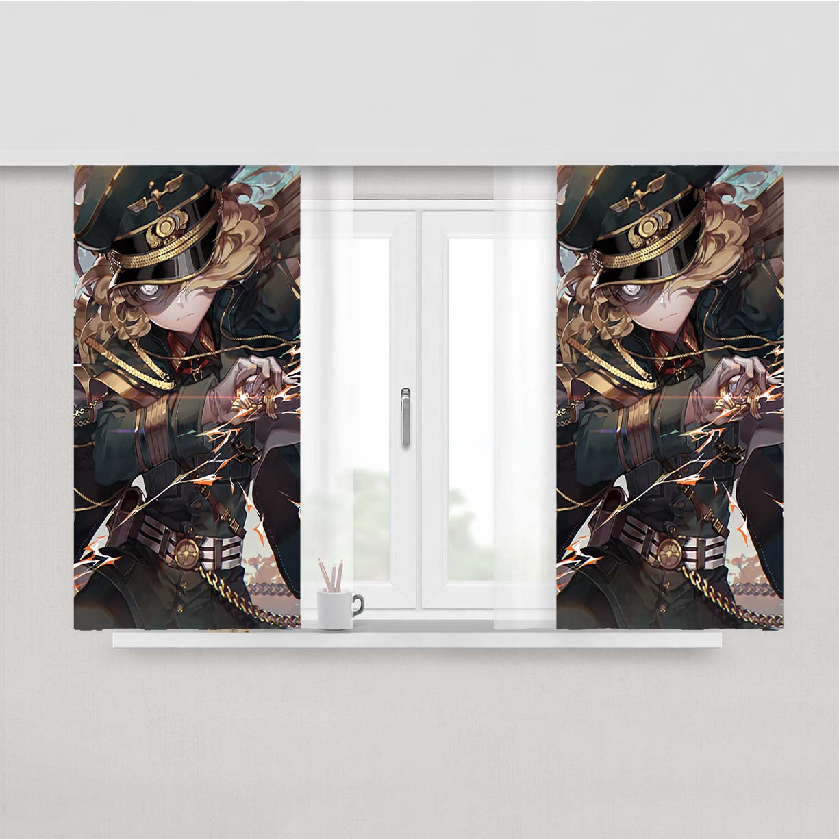 Tanya Youjo Senki 2 Peach Skin Window Curtains