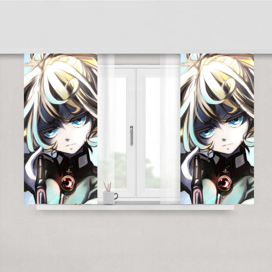 Tanya Youjo Senki 3 Peach Skin Window Curtains