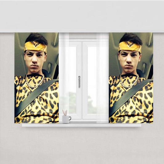 Taylor Caniff Peach Skin Window Curtains