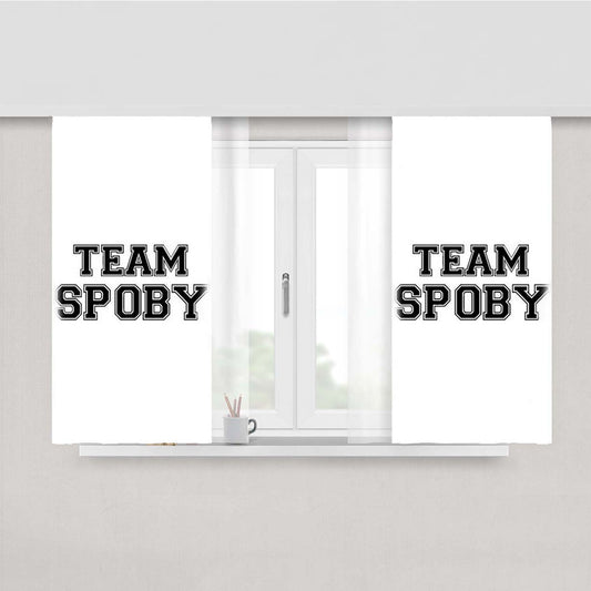 Team Spoby Peach Skin Window Curtains