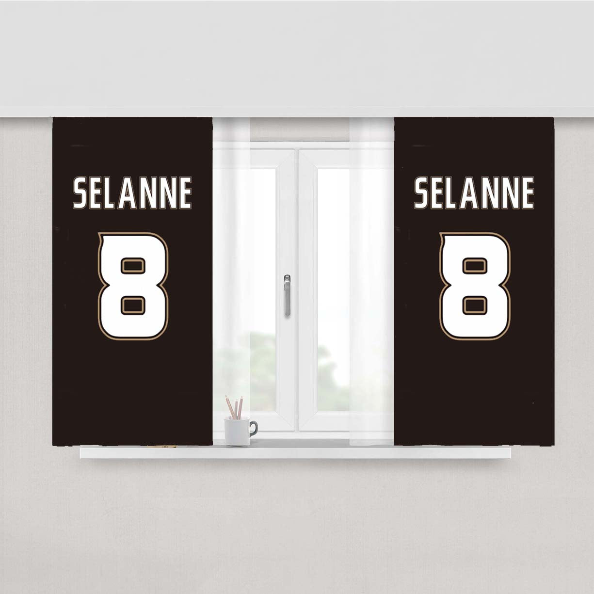 Teemu Selanne Peach Skin Window Curtains