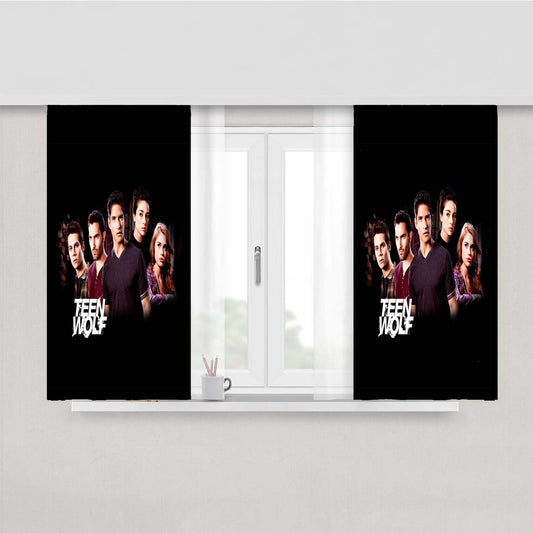 Teen Wolf Peach Skin Window Curtains