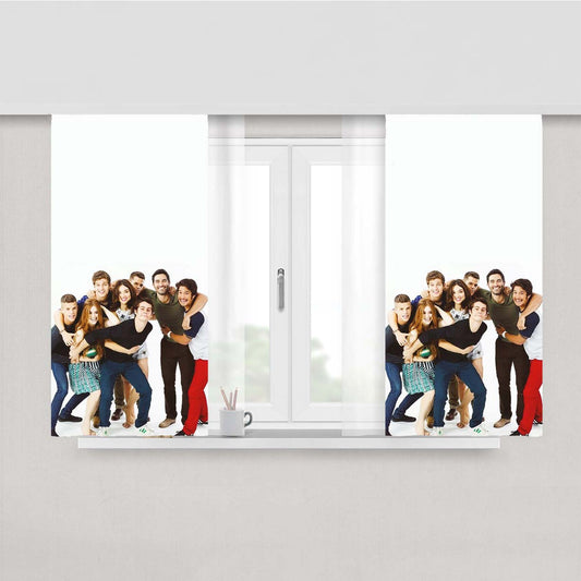 Teen Wolf Wolf Peach Skin Window Curtains