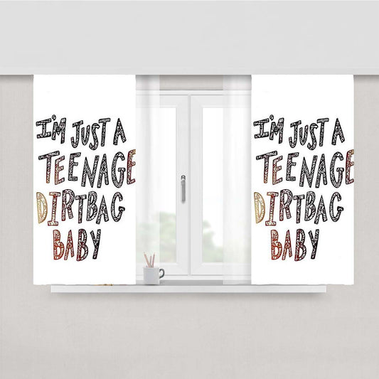 Teenage Dirtbag Lyrics Peach Skin Window Curtains