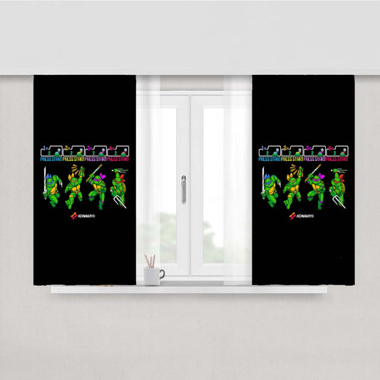 Teenage Mutant Ninja Turtles Tournament Fighters Peach Skin Window Curtains