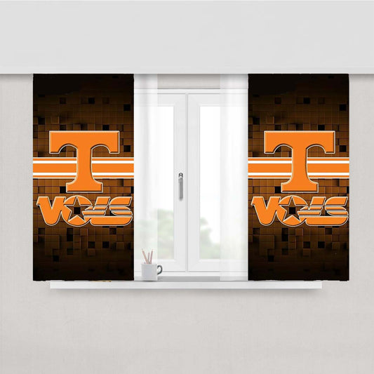 Tennessee Ut Vols Icon Peach Skin Window Curtains