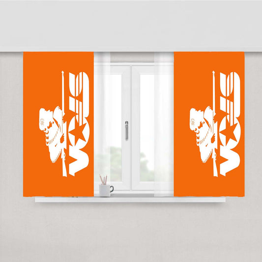 Tennessee Volunteers Vols 4 Peach Skin Window Curtains