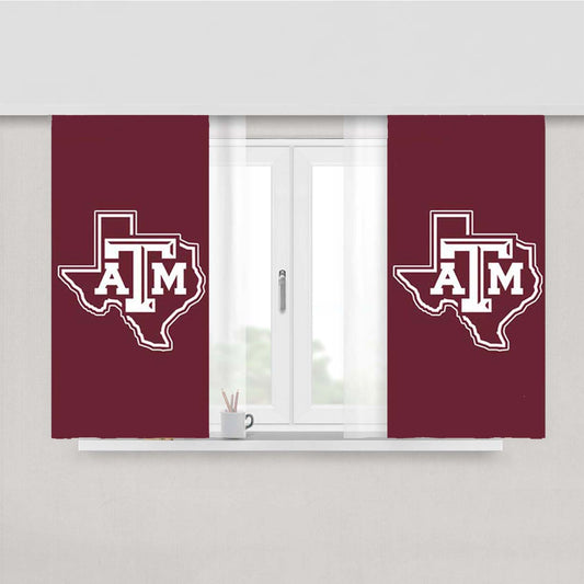 Texas A M Texas Logo Peach Skin Window Curtains