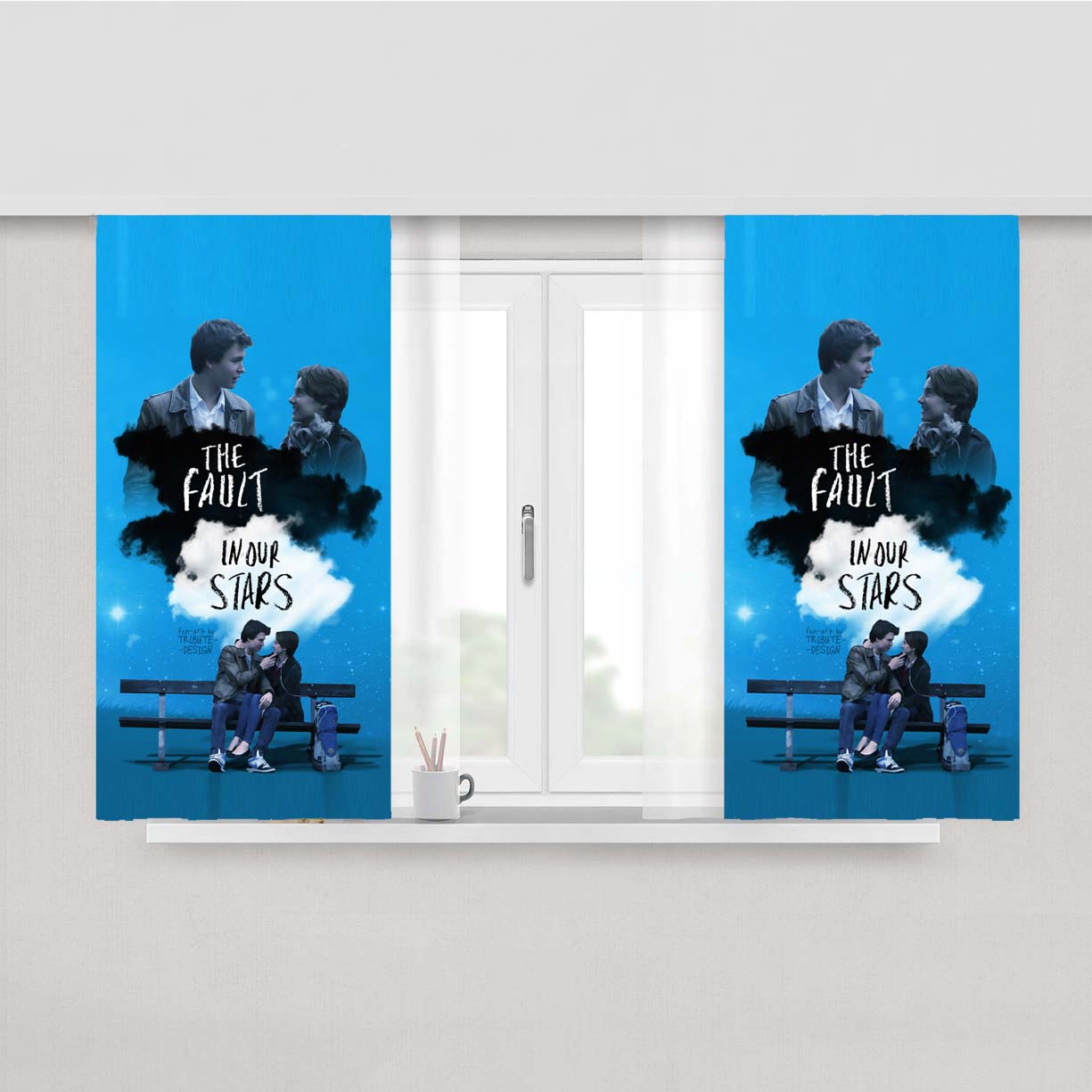 Tfios Hazel And Gus Peach Skin Window Curtains