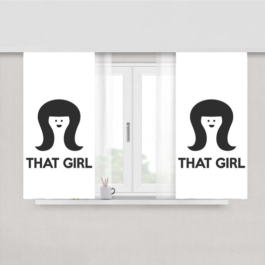 That Girl Peach Skin Window Curtains