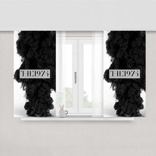 The 1975 Smoke Black Peach Skin Window Curtains