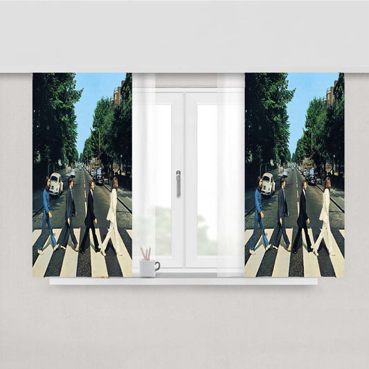 The Abbey Road Peach Skin Window Curtains