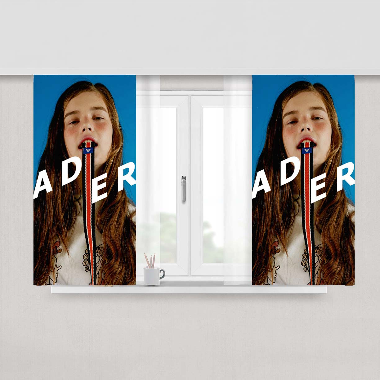 The Art In Fashion Issue Ader Peach Skin Window Curtains