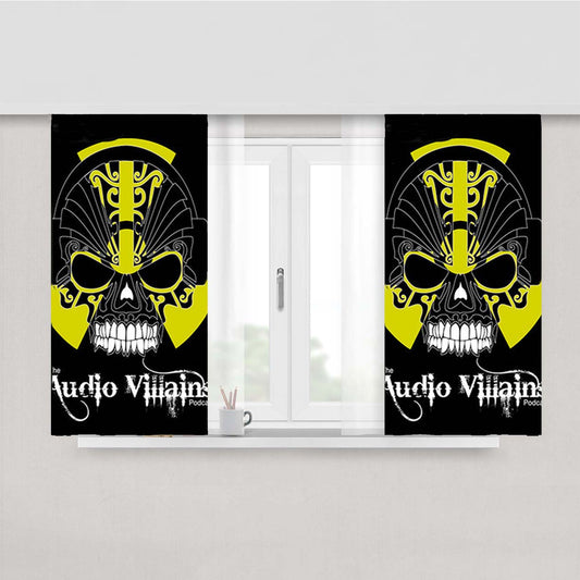 The Audio Villains Podcast Peach Skin Window Curtains