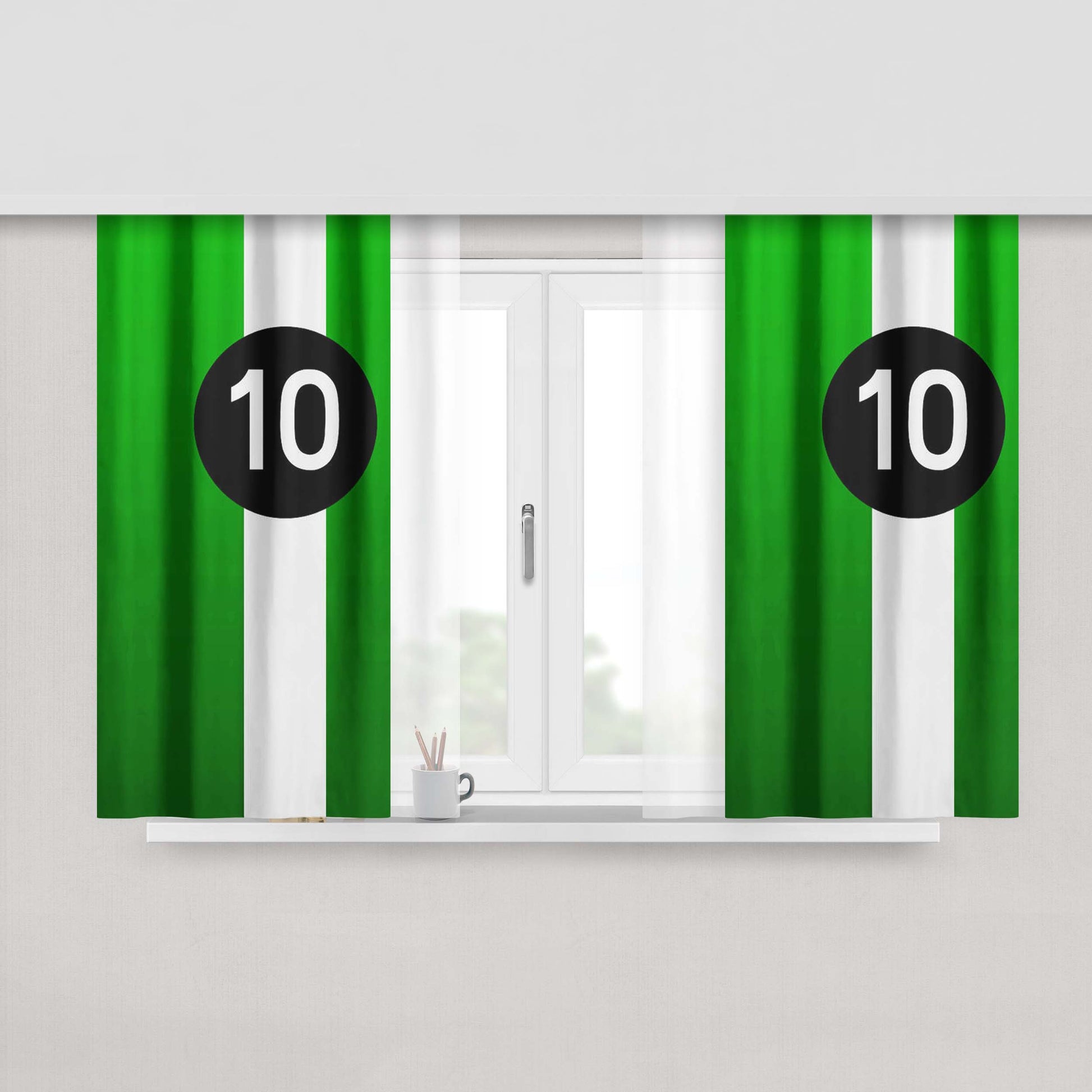 10 Ben Ten Green Wallpaper Window Curtains
