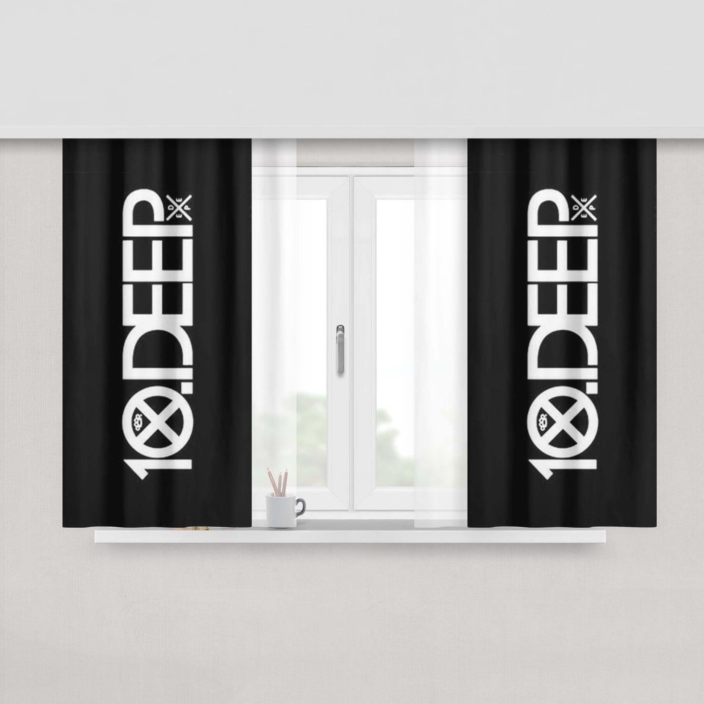 10 Deep Art Window Curtains