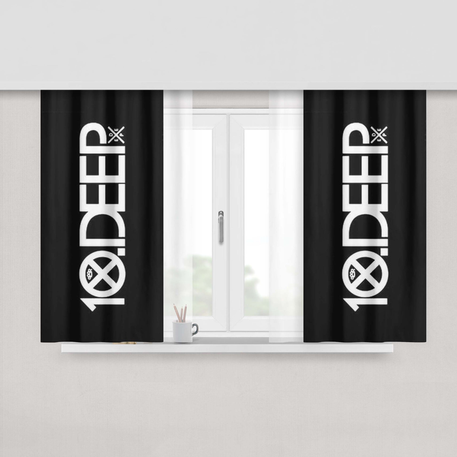 10 Deep Art Window Curtains