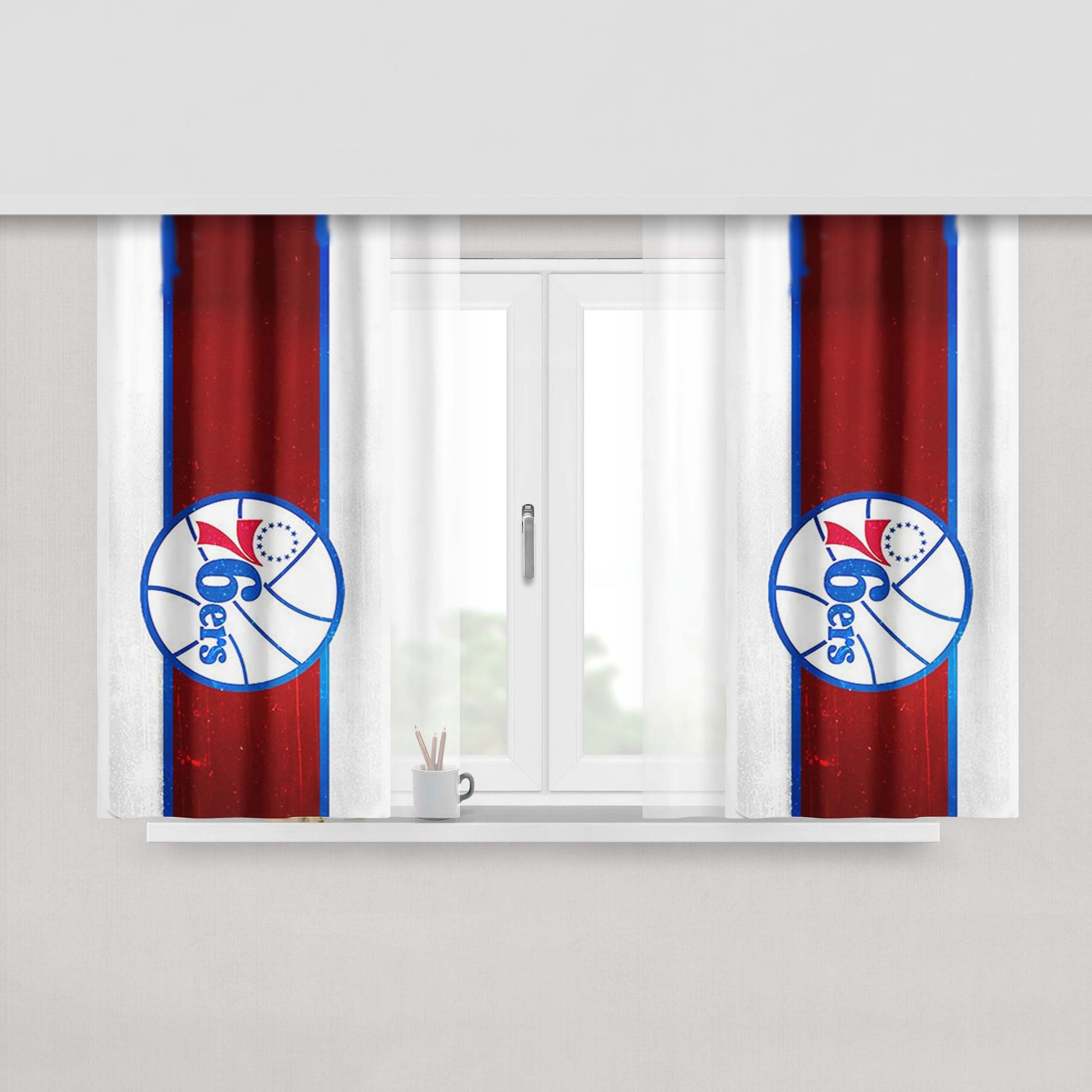 90S Cartoon Tom And Jerry Galaxy Fabric Window Curtains