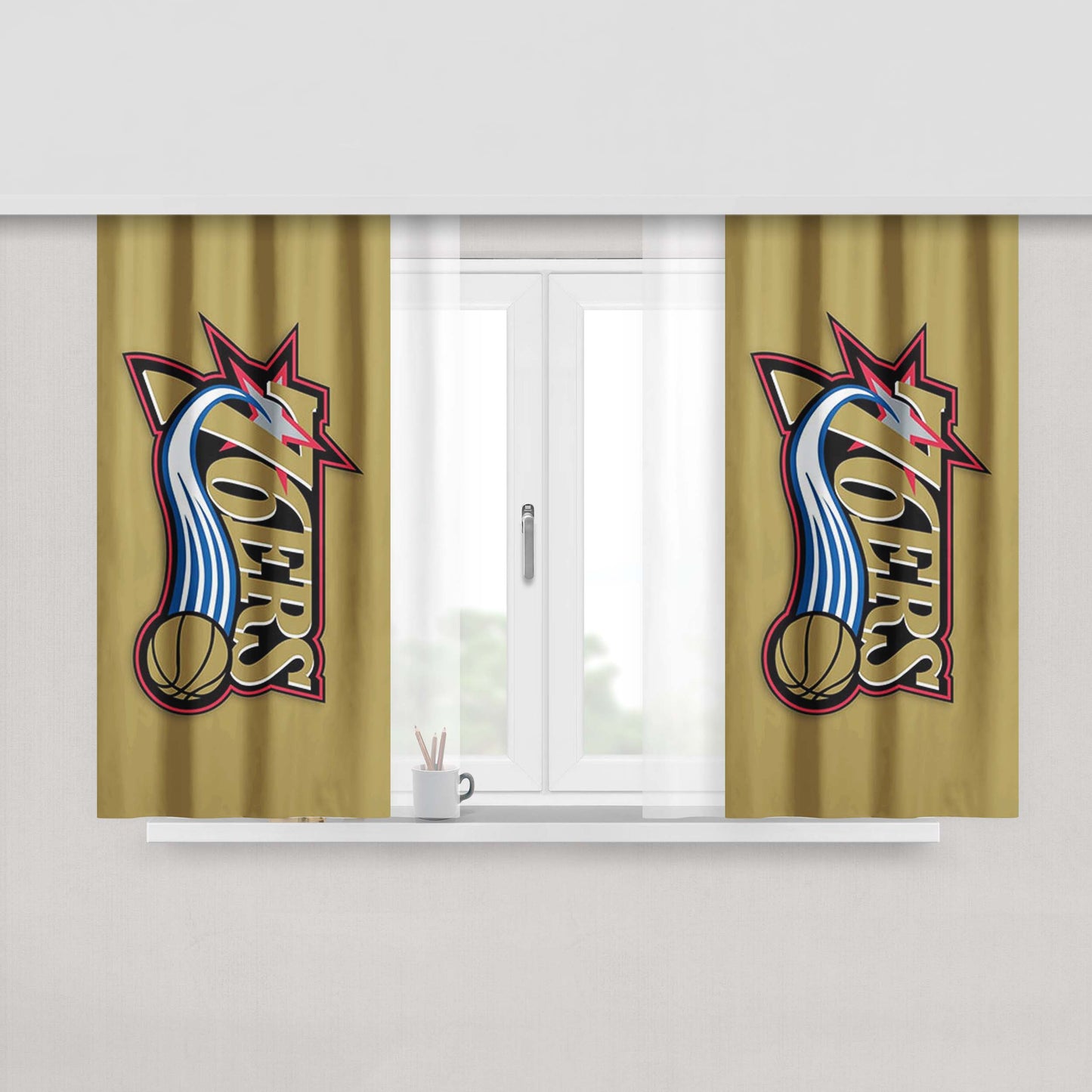 101 Dalmatians Cartoon Animation Window Curtains