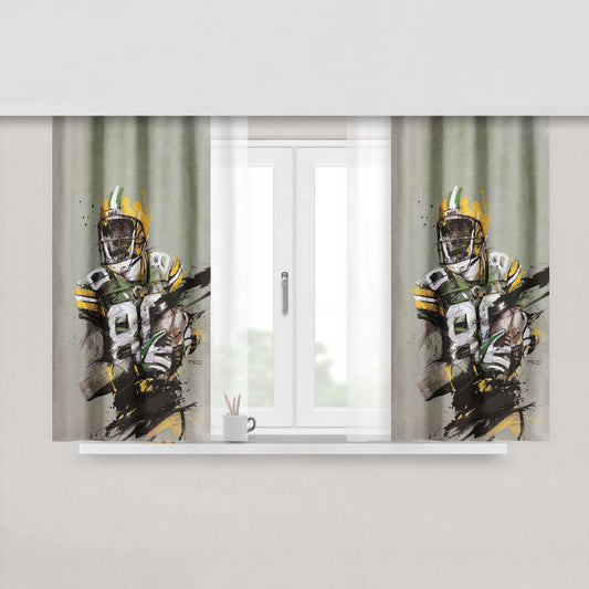 763Er Cover Design Fabric Window Curtains