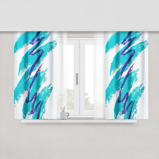 1930 Vintage California State Map Window Curtains